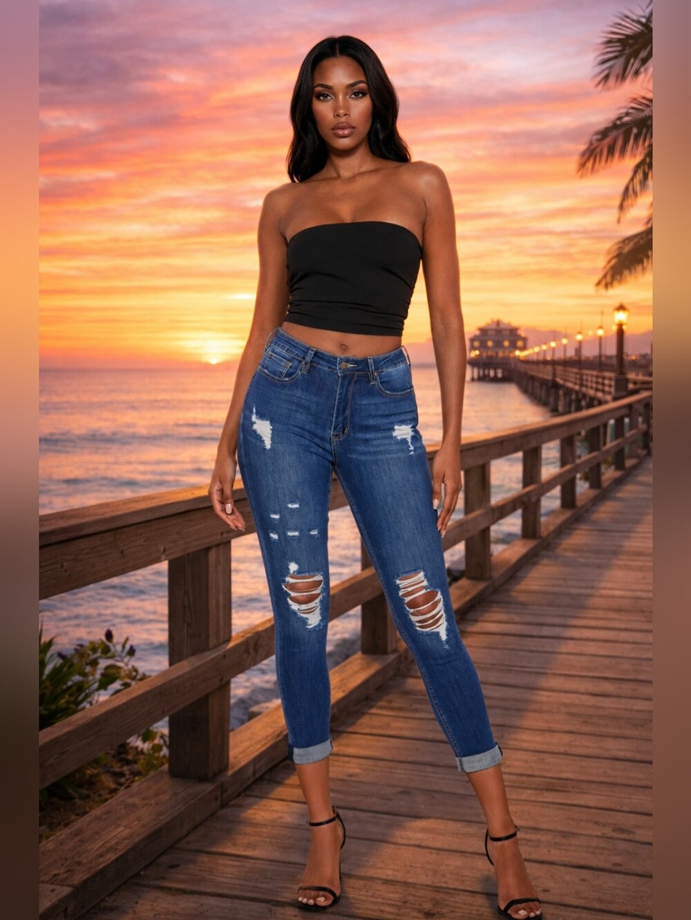 Tall Keep Coming Back Dark Wash Boyfriend Jeans - NWT - Sizes 3 & 7 Avail.